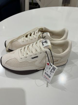 Deportivas Hummel Talla 37 Beige/Blanco