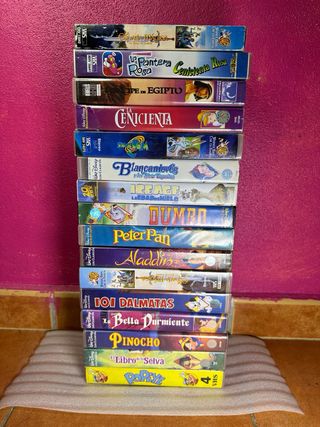Lote 14 Películas VHS Clásicos Disney