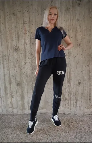 Pantaloni donna sportivi neri nero
