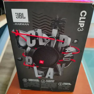 Altavoz JBL Clip 3 Negro