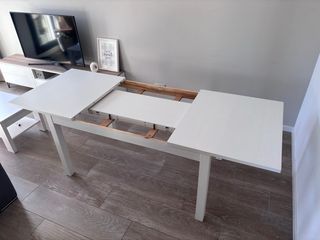 Mesa extensible Ikea blanca