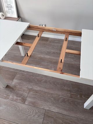 Mesa extensible Ikea blanca