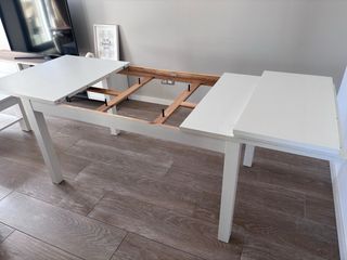 Mesa extensible Ikea blanca