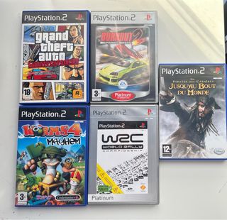 Pack 5 Juegos PS2 Francés