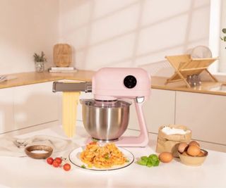 Amasadora Create Rosa + Accesorios Pasta