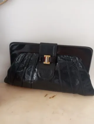 Pochette vintage blu