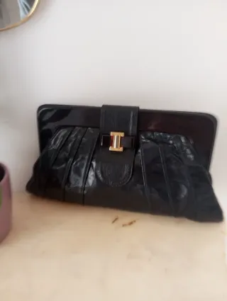 Pochette vintage blu