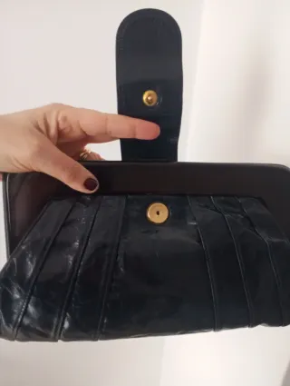 Pochette vintage blu