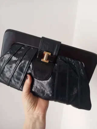 Pochette vintage blu