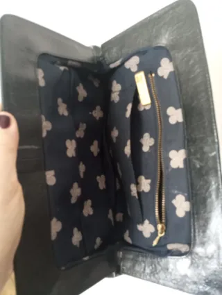 Pochette vintage blu