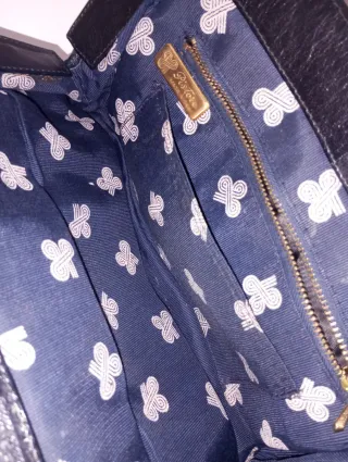 Pochette vintage blu