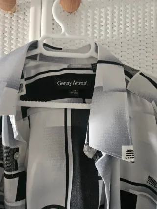 Camisa Genny Armani Estampada Moderna