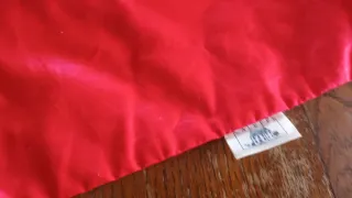 Copricuscino Caleffi Rosso con Ricamo