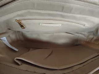 Bolso Paco Martínez Beige y Multicolor