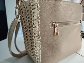 Bolso Paco Martínez Beige y Multicolor