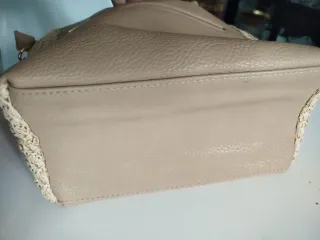 Bolso Paco Martínez Beige y Multicolor