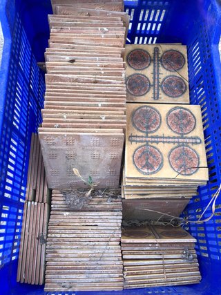 Azulejos vintage decorativos 15x15cm