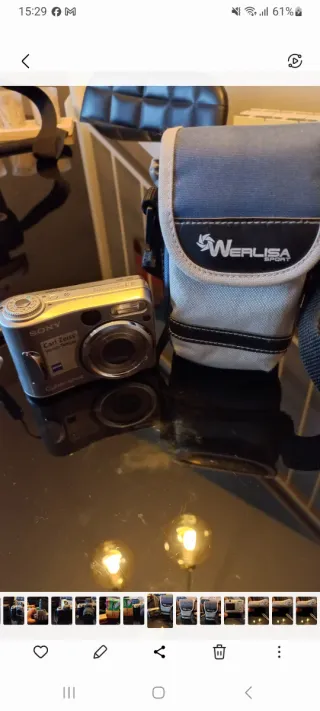 Cámara Sony Cyber-shot Carl Zeiss Plata