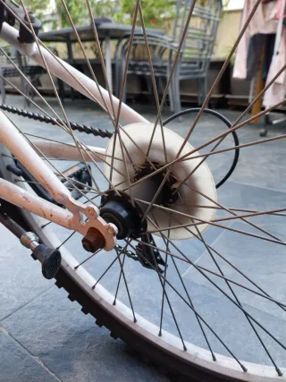 Bicicleta Freerider 24 blanca