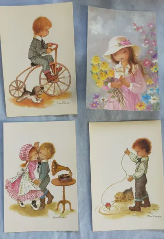 Lote 14 postales vintage Constanza años 70/80