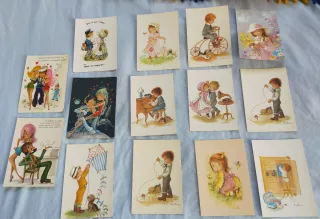 Lote 14 postales vintage Constanza años 70/80