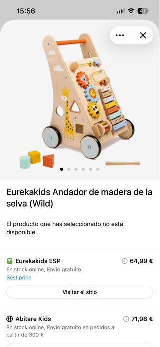 Correpasillos Andador Montessori Madera