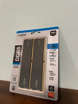 Crucial DDR5 32GB (2x16GB) 6000MHz CL48