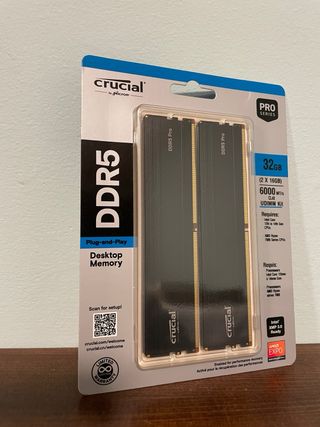 Crucial DDR5 32GB (2x16GB) 6000MHz CL48