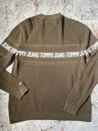 Jersey Tommy Jeans Logo Rayas Talla M