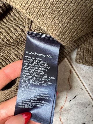 Jersey Tommy Jeans Logo Rayas Talla M