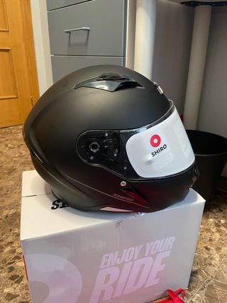 Casco Moto Shiro Negro