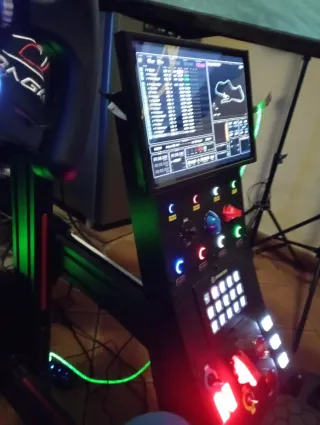 Button box con tablet 10 sim racing SIM RACING