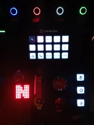 Button box con tablet 10 sim racing SIM RACING