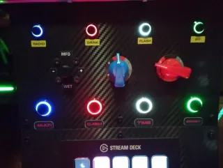 Button box con tablet 10 sim racing SIM RACING