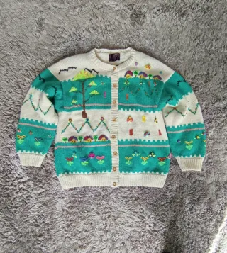 Cárdigan Vintage Bordado