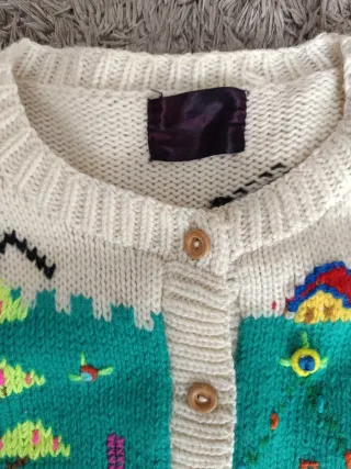 Cárdigan Vintage Bordado