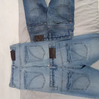 3 Pares Jeans Benetton 8/9 Anos
