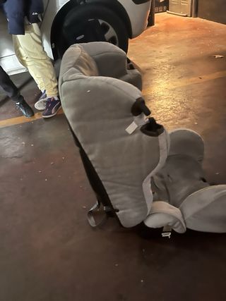 Silla coche niño gris