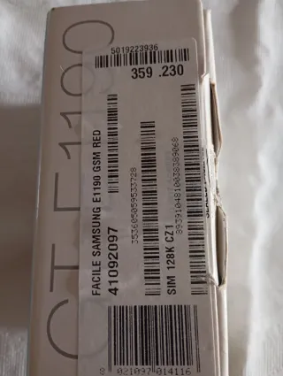 Telefono Samsung GT-E1190 Rosso