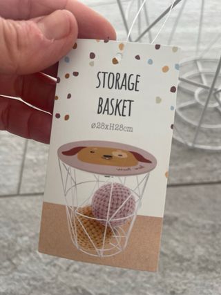 Pouf contenitore per bambini con cane