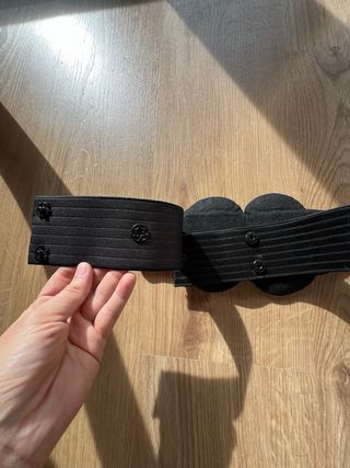 Cinturón elástico negro