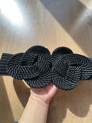 Cinturón elástico negro