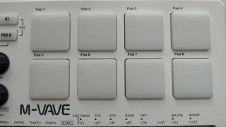 Wireless MIDI Teclado M-Vave SMK-25 v2