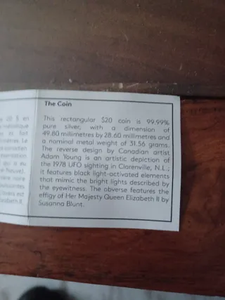 Onza de Plata Pura Canadá 2020...