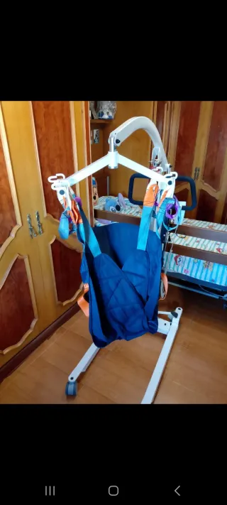 Grúa articulada barras articuladas de cama