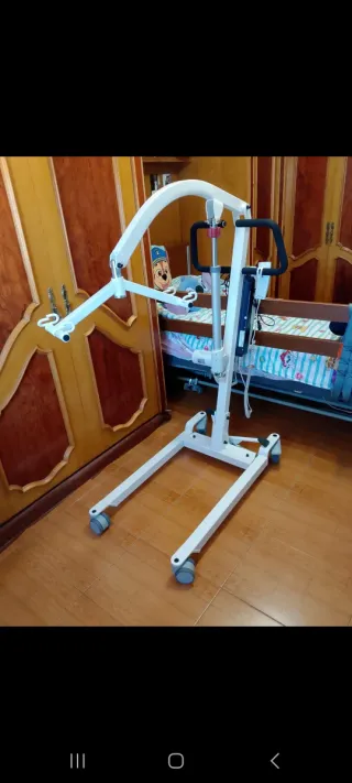 Grúa articulada barras articuladas de cama