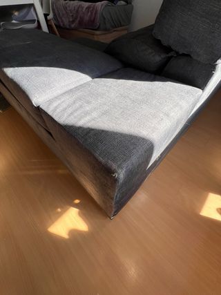 Sofá Chaise Longue Gris