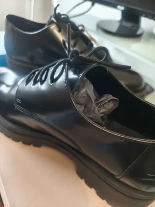 Zapatos Fosco Piel Negro Talla 39