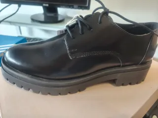 Zapatos Fosco Piel Negro Talla 39