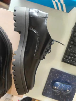 Zapatos Fosco Piel Negro Talla 39